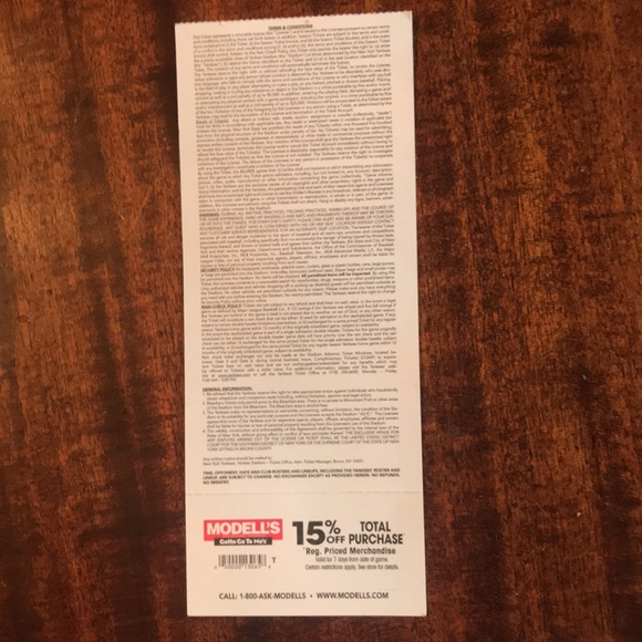 NY Yankees Ticket Stub- Unused- Last Season at old Stadium - July 4, 2008 Game - Picture 5 of 9